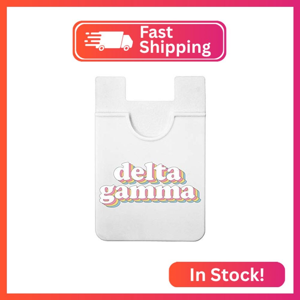 Sorority Shop Delta Gamma Koala Pouch - Retro Design Card Holder for Phone Case-