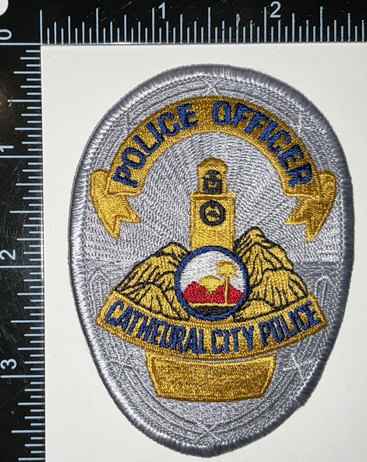 Cathedral City California CA Police Department Patch