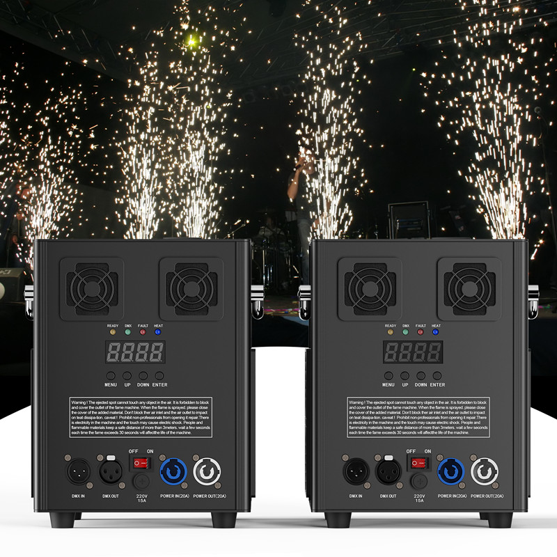 700W Cold Spark Machine Stage Effect DMX Firework Machine Event Party Wedding