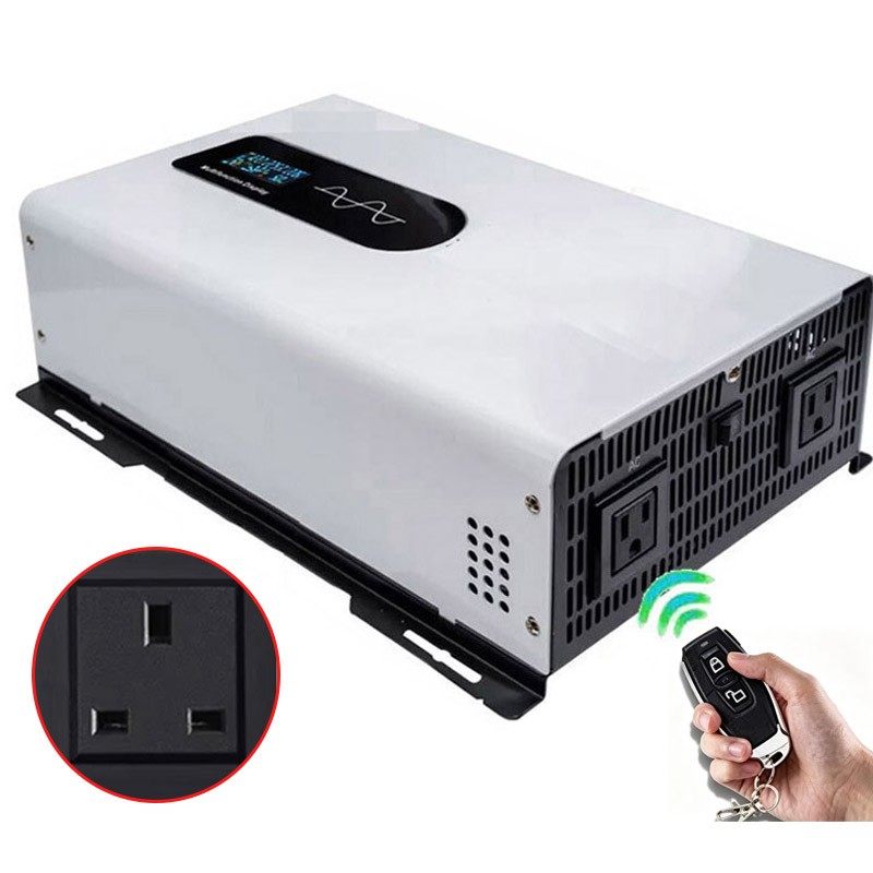 Pure Sine Wave Power Inverter 4000W 8000W Solar Off Grid 12V 24V to 220V Remote