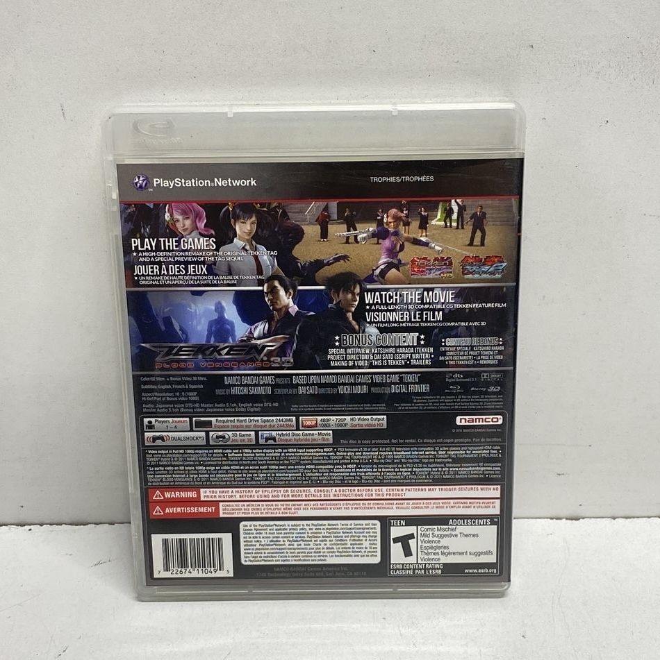 Tekken Hybrid PlayStation 3 PS3 CIB Complete in Box