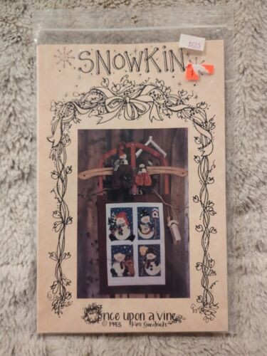 Snowkin Applique Quilt Pattern Kim Goodrich Once Upon A Vine Snowmen