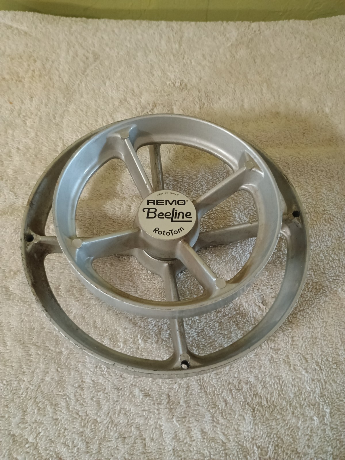VINTAGE Remo BEELINE Rototom 6" SPOKE WHEEL SET-VG!