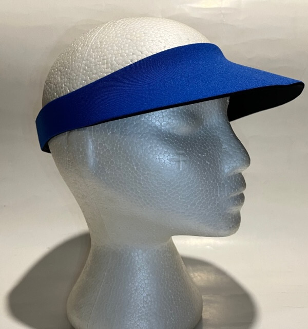 CCT Blue Shooting Neoprene Visor Cap Hat  ISSF Archery 10M Target Shooting