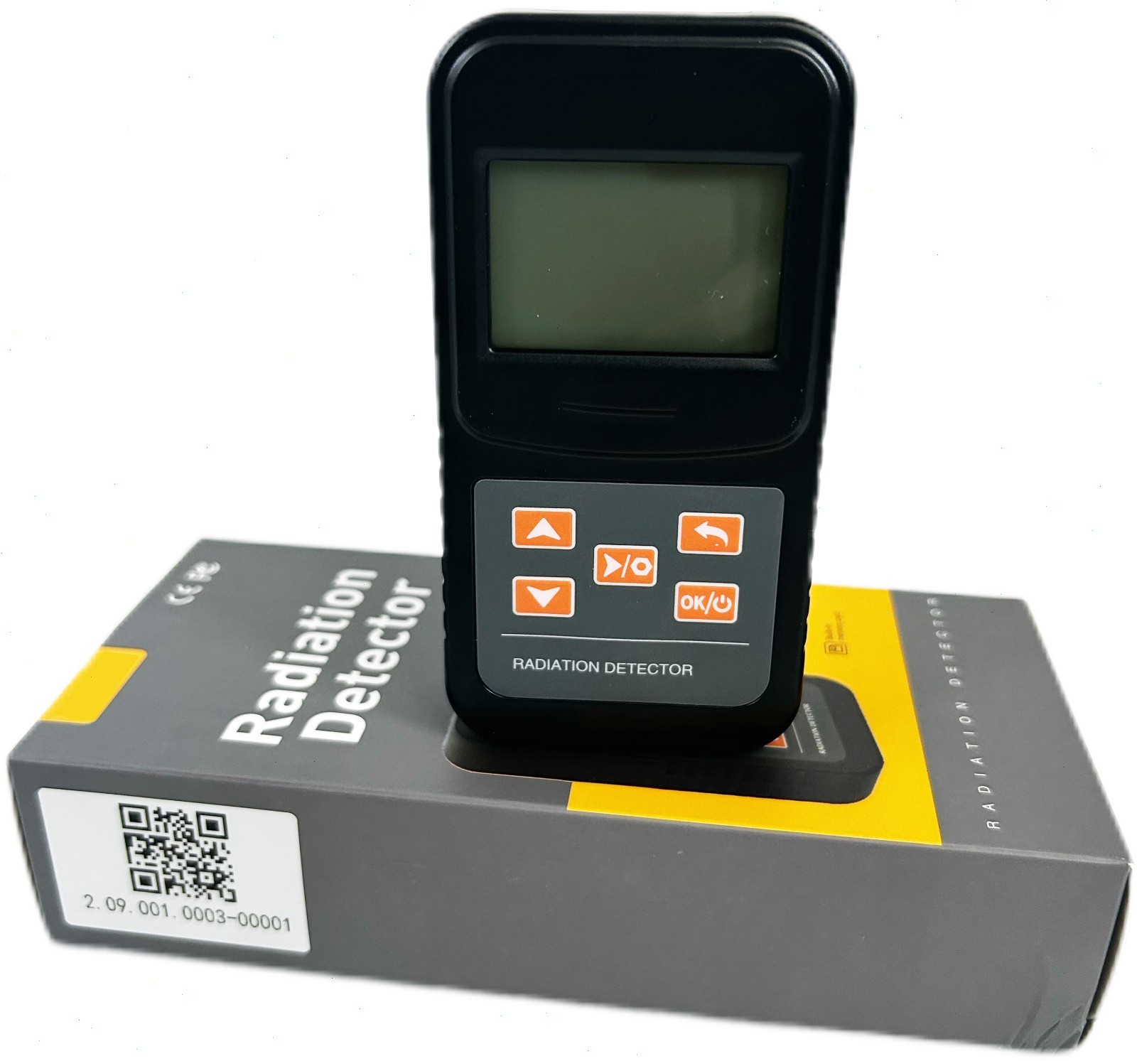Portable Nuclear Radiation Detector with Trend Graph Particles Sound Alarm Sound