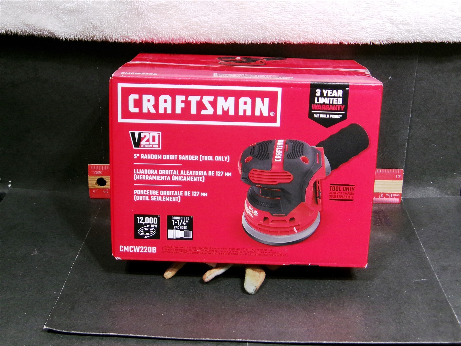 Craftsman 20V Max Random Orbital Sander CMCW220 Tool Only Brand New in Box