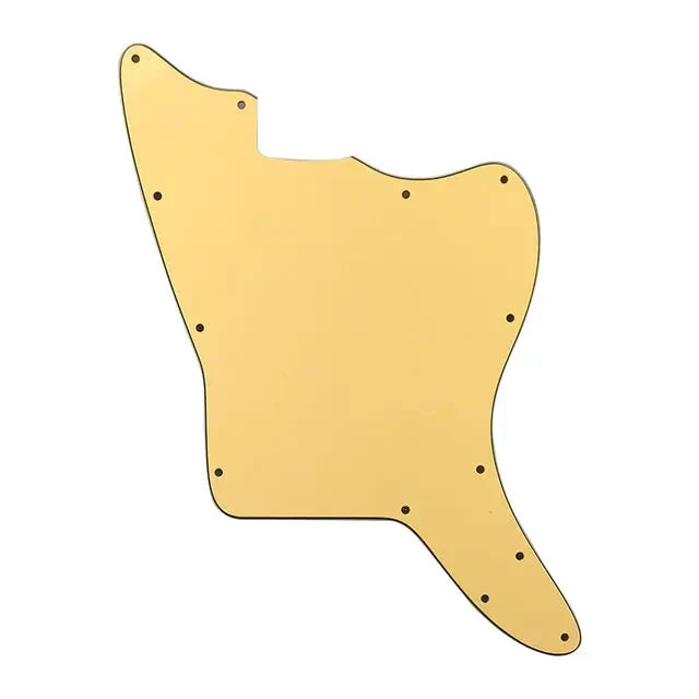 Jazzmaster Pickguard Blank 13-Hole - 3-Ply Cream Yellow