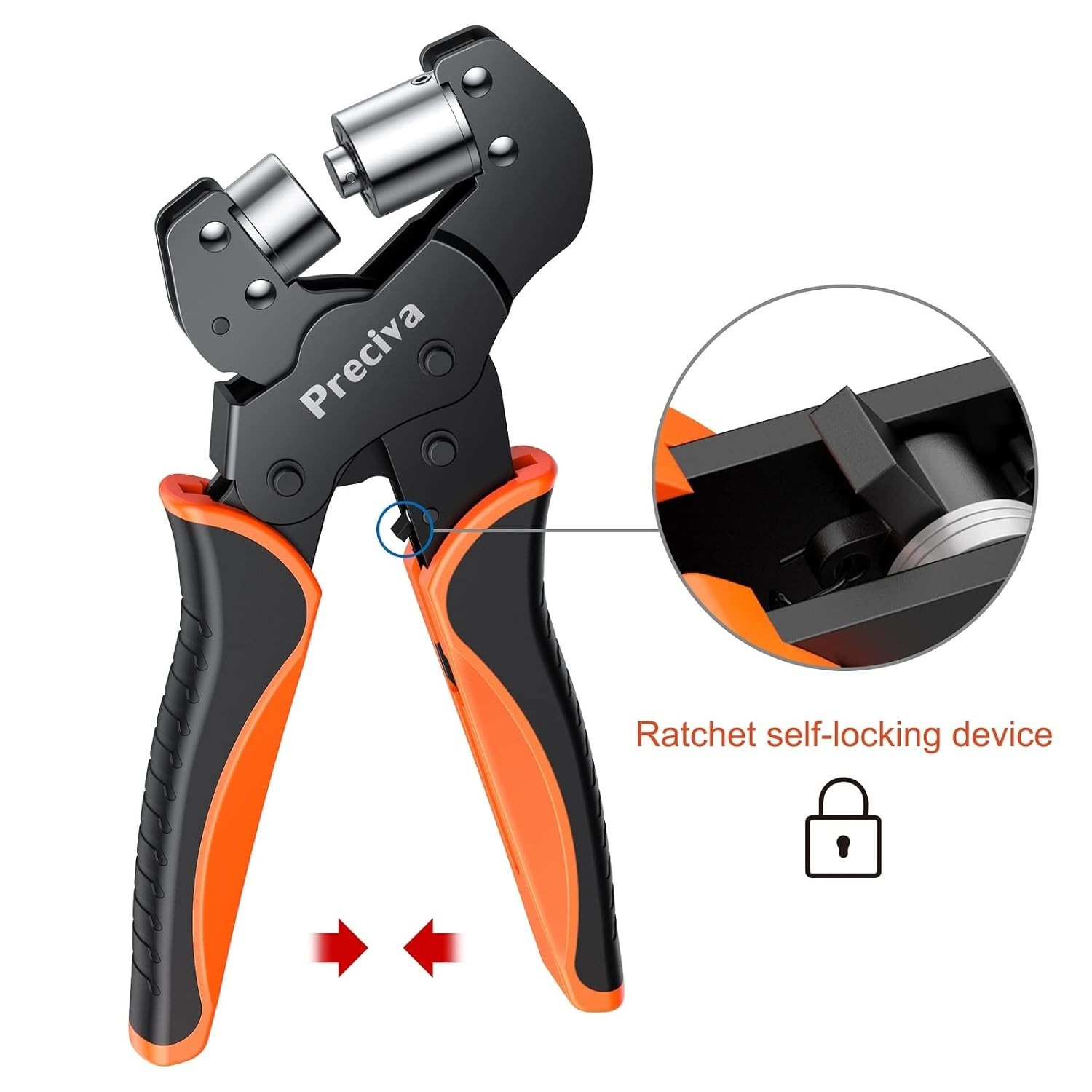 Interchangeable Grommet Tool Kit with 400 Silver Grommets - Easy Application