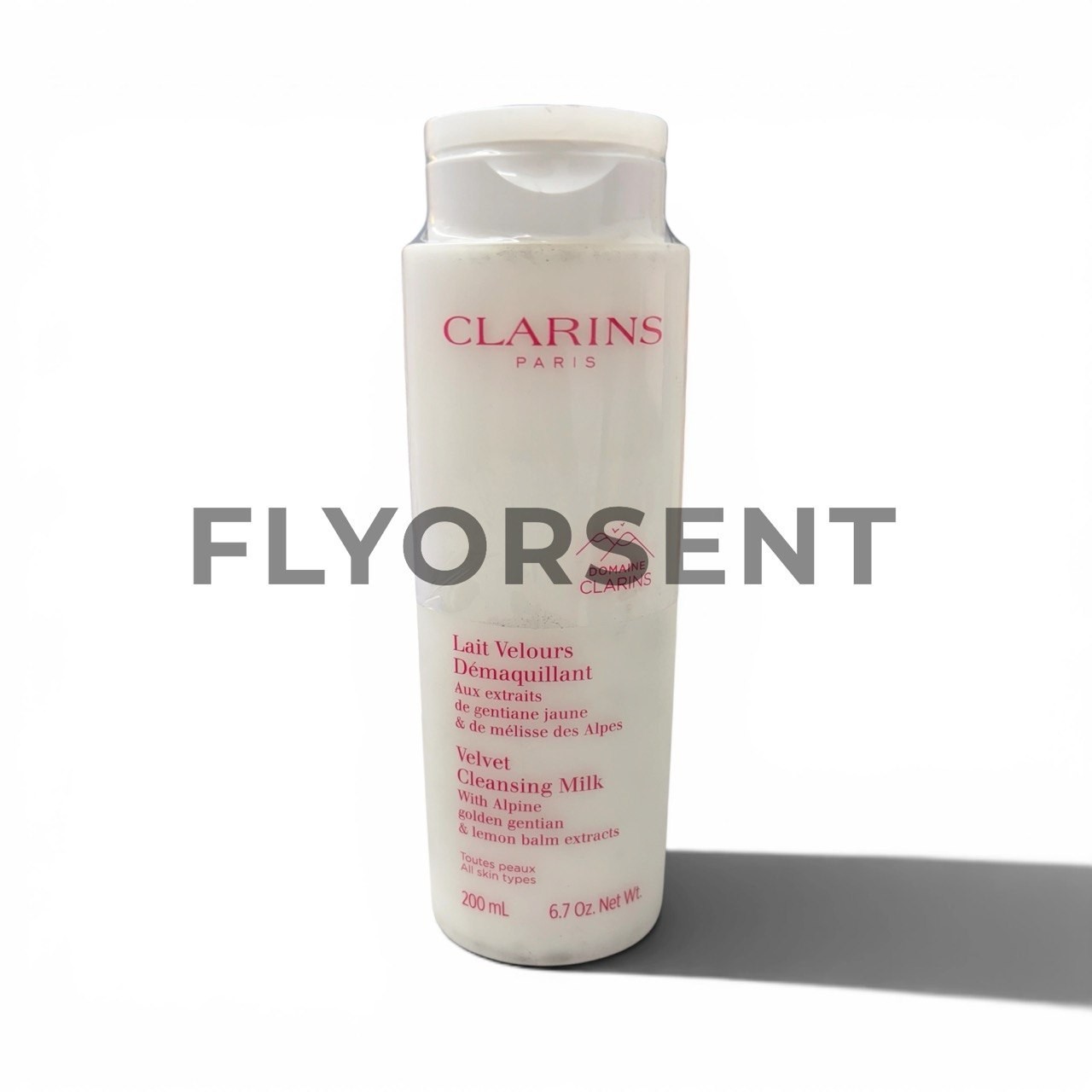 CLARINS VELVET CLEANSING MILK ALPINE GENTIAN LEMON BALM EXTRACTS 6.7OZ NWOB