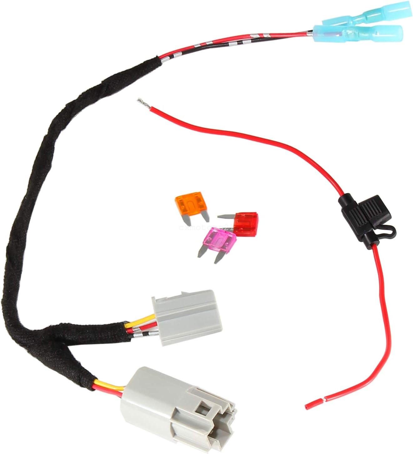 For Jeep Wrangler JL JK Add GPS Dash Cam Power Adapter Plug to Cigarette Lighter
