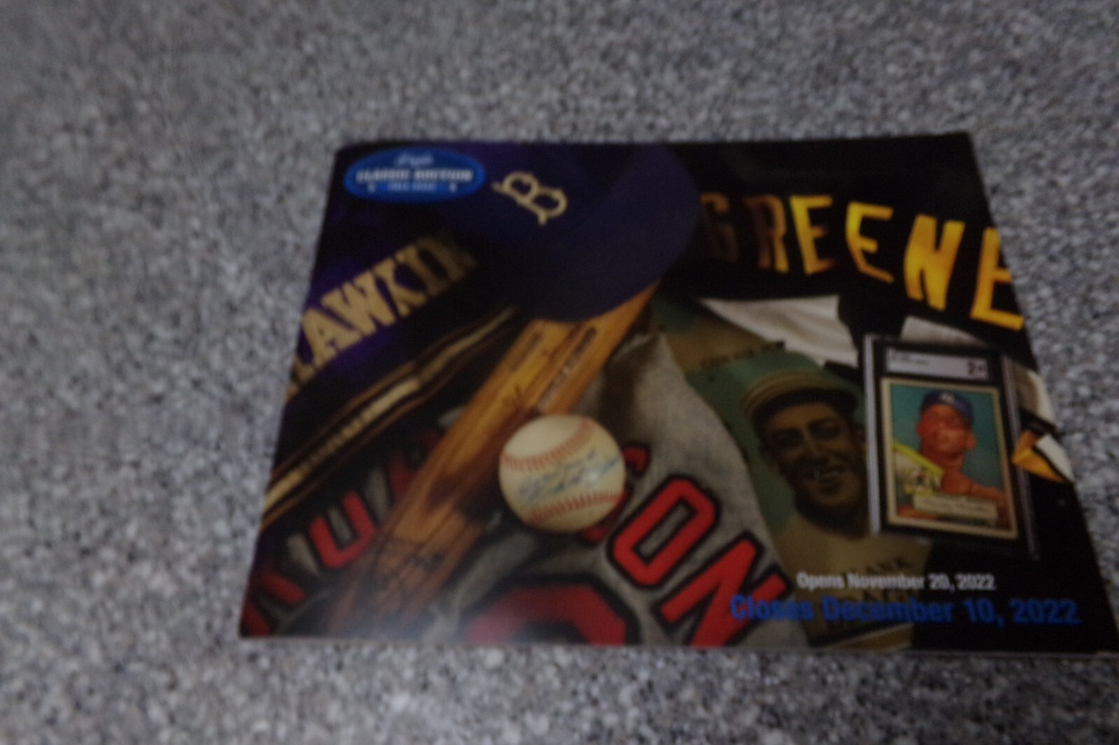 LELANDS AUCTION SPORTS COLLECTIBLE AUCTION CATALOG FALL 2022 MINT MANTLE RUTH