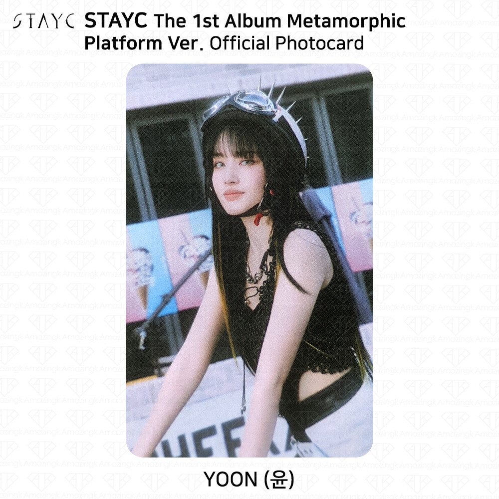 StayC The 1st Album Metamorphic Platform Ver Official Selfie Photocard QR Card