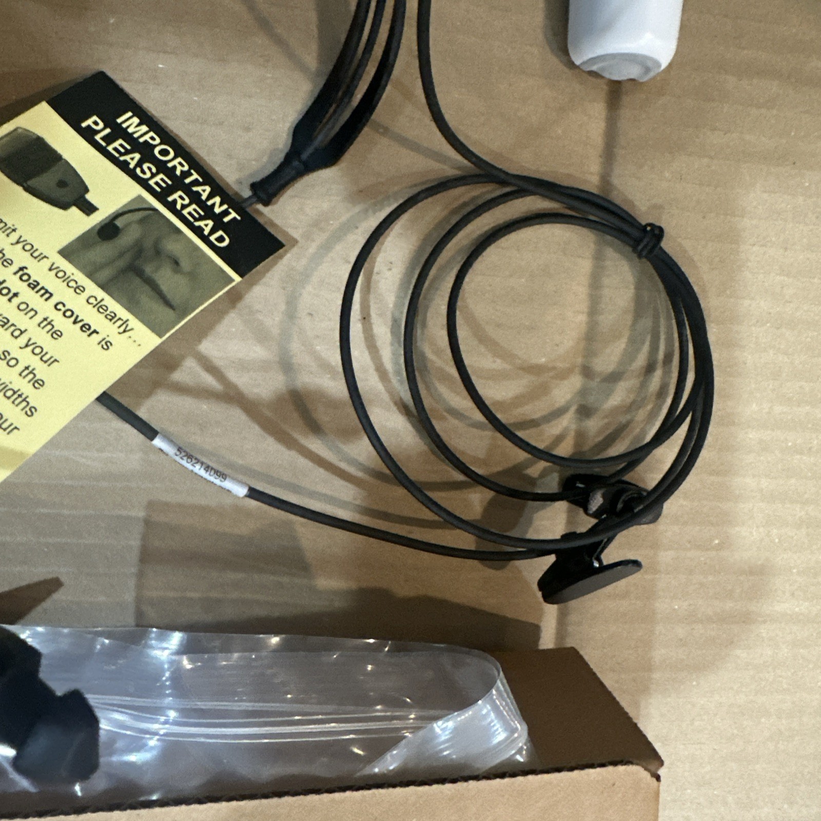 Vocollect Speech Recognition Wired Behind-the-Head Headset Extreme lightweight