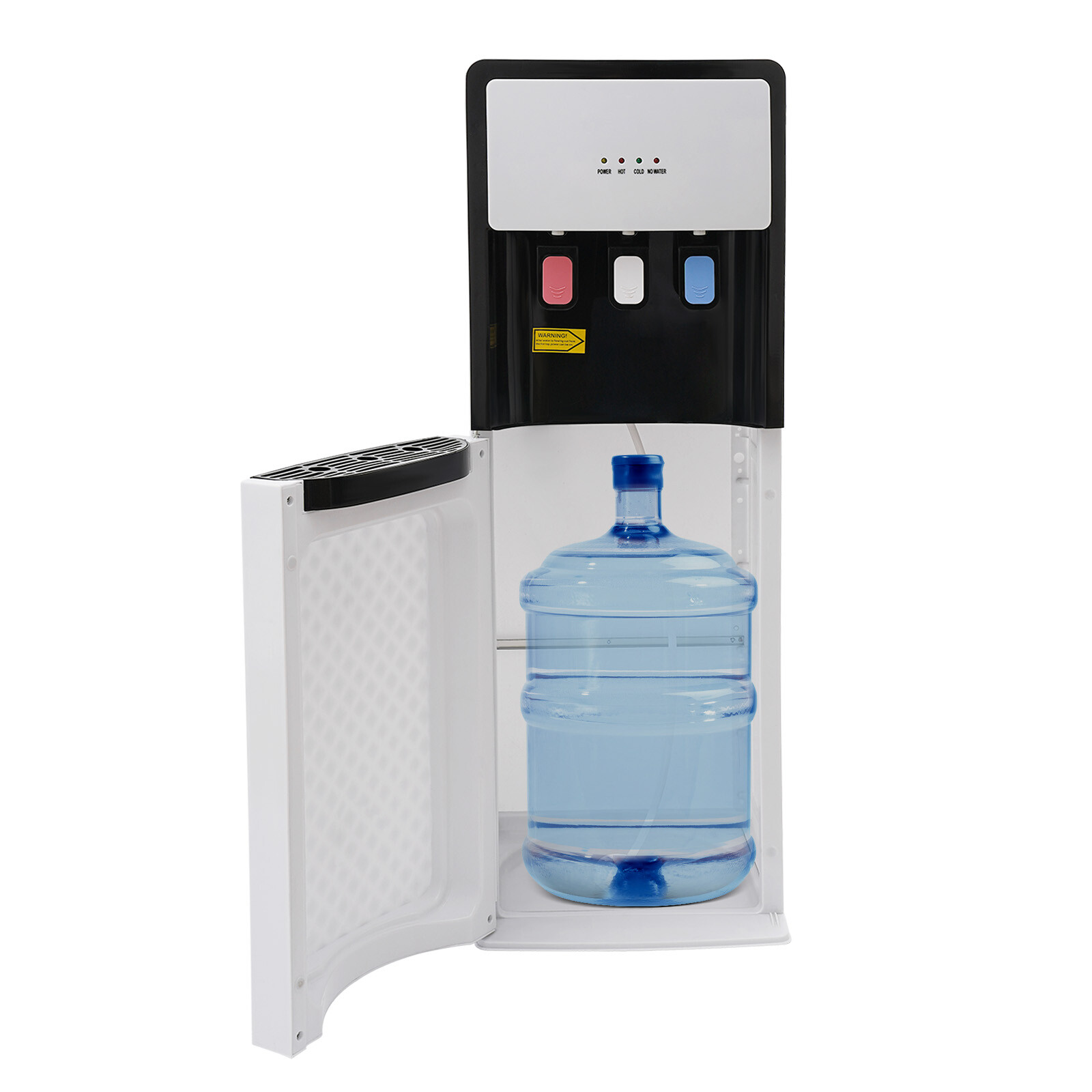 Water Dispenser Bottom Loading Water Cooler for 5 Gal Bottles w/Indicator Lights