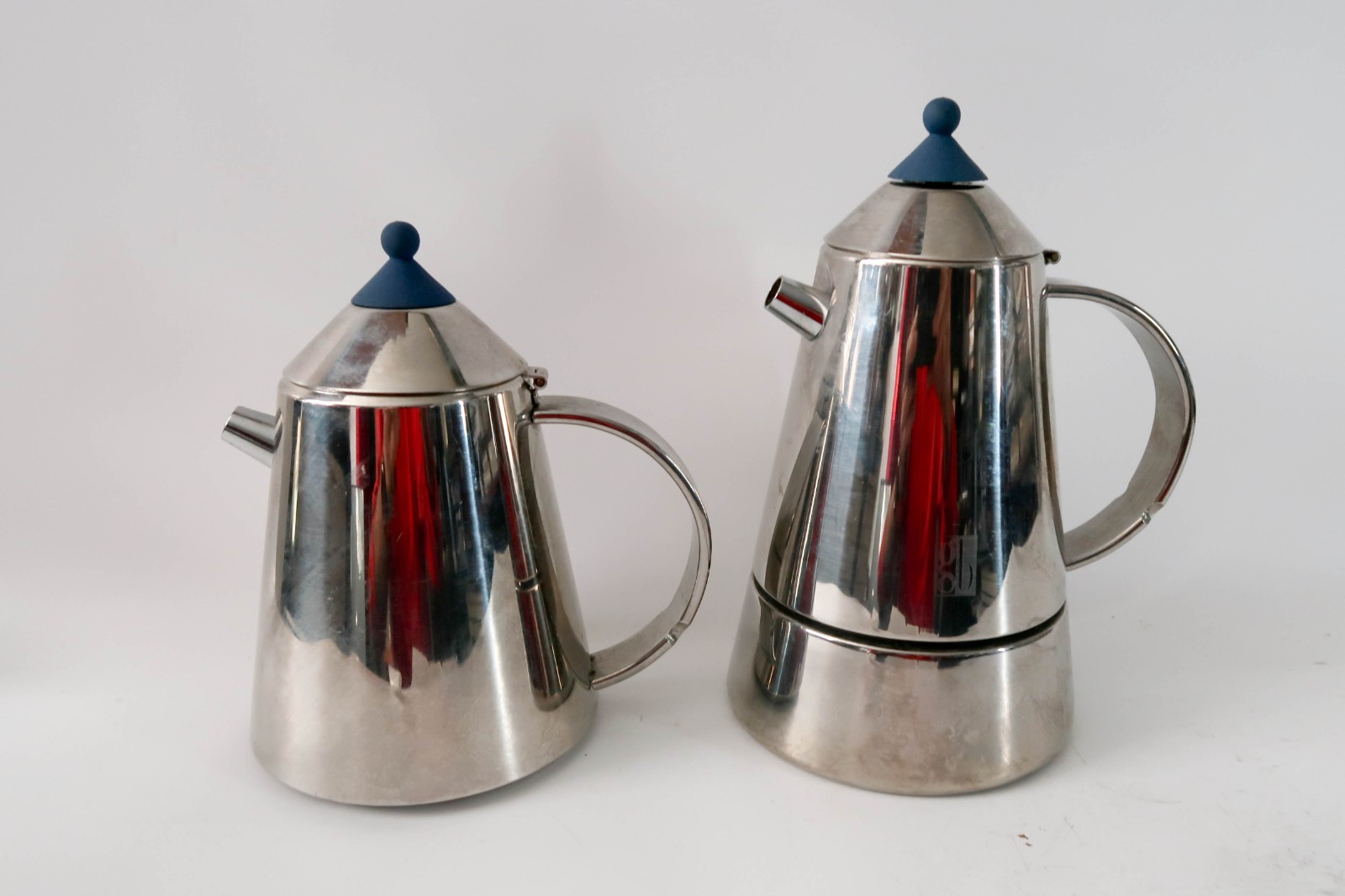 Vintage GB ( Guido Bergna ) Coffe / Expresso Maker Set INOX 18/10  Made in Italy