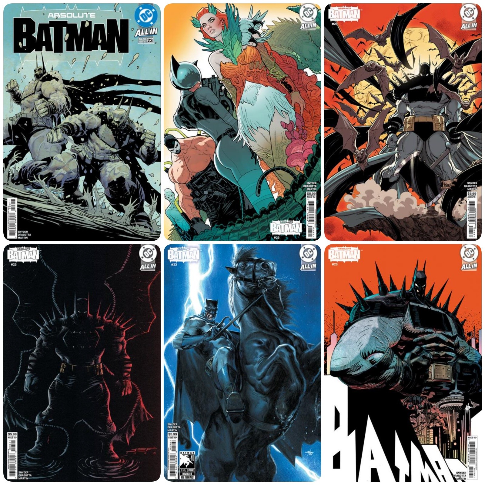 ABSOLUTE BATMAN #23 **COVER SELECT** [1:25] PRE-SALE 08/12/26