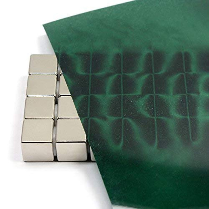 - 12x12 Green Magnetic Flux Viewing Film for Revealing Hidden Magnetic Field Pat
