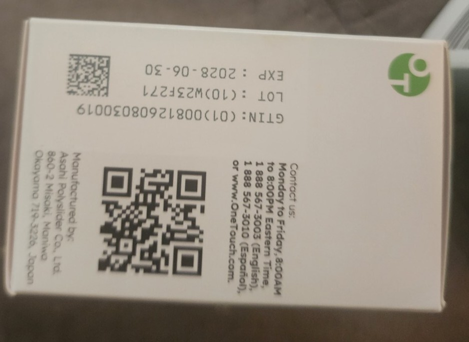 **ONE TOUCH Delica Plus Lancets 100 Extra Fine 33 Gauge Exp 2028+ Free Shipping
