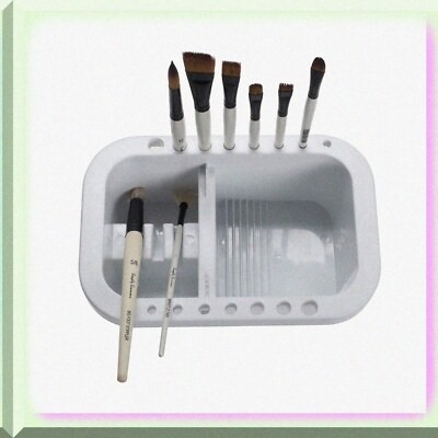 Portable Collapsible Brush and Paint Basin
