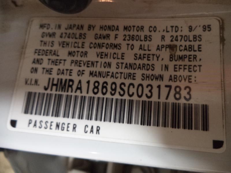 1995 ODYSSEY Owners Manual 938451