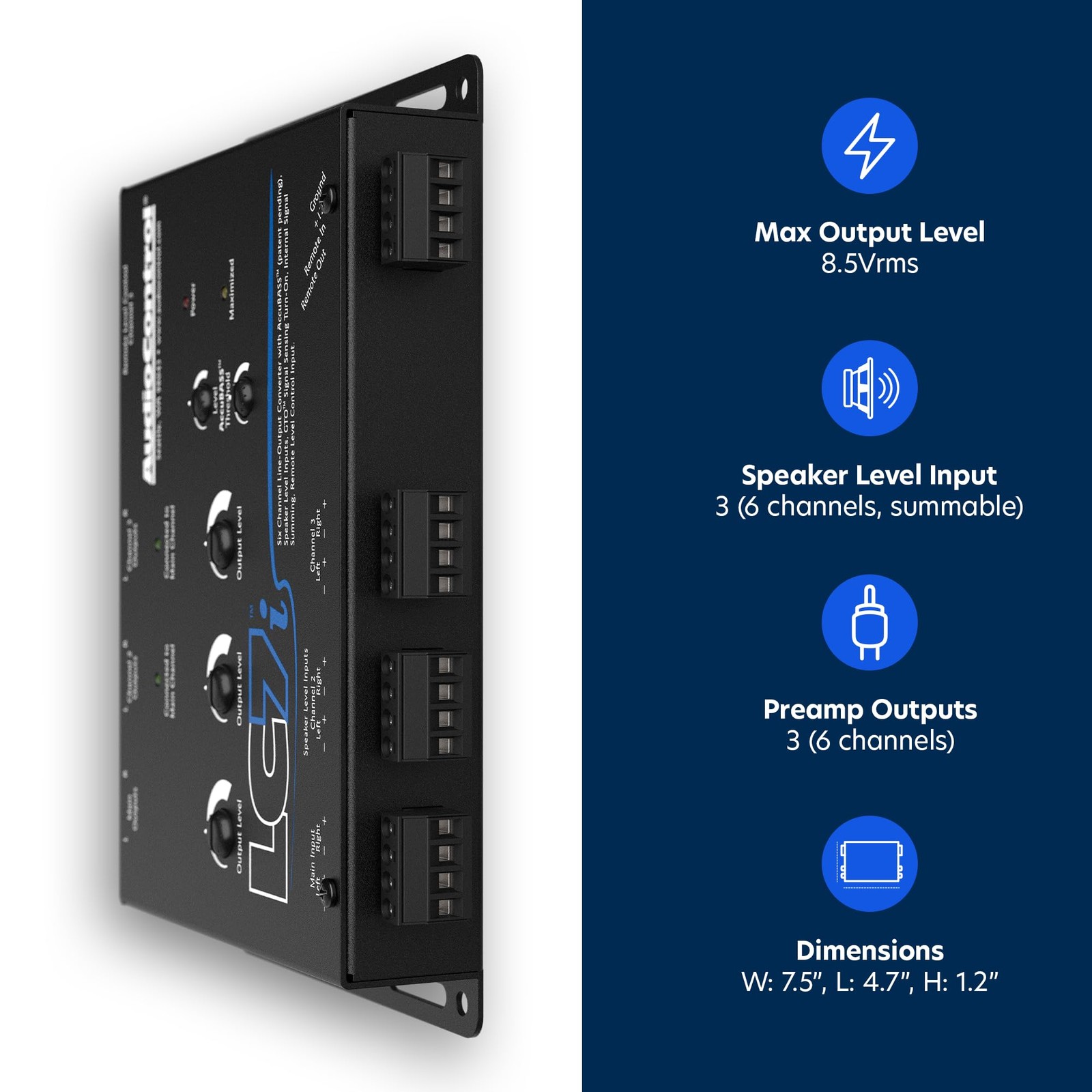 LC7i 6-Channel Line Output Converter with AccuBASS