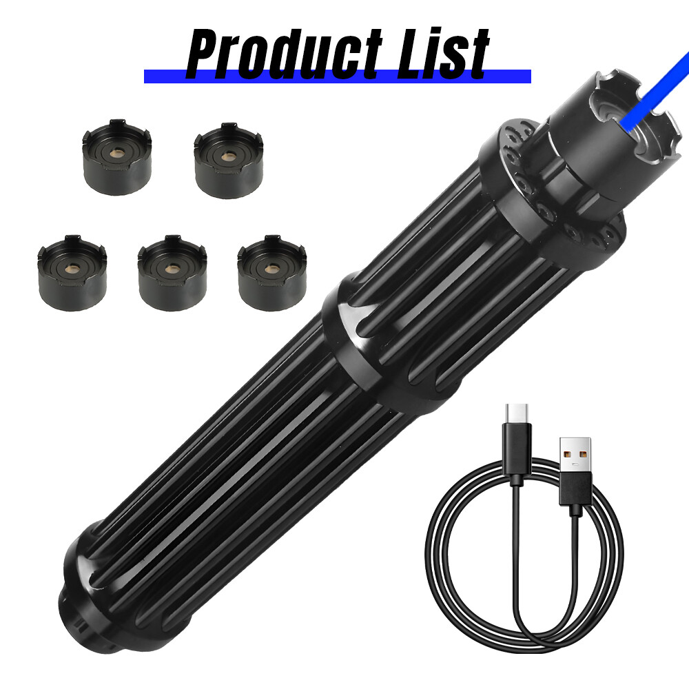 Most Powerful Focus High Power Blue Laser Pointer Lazer Burning Laser Pointer US