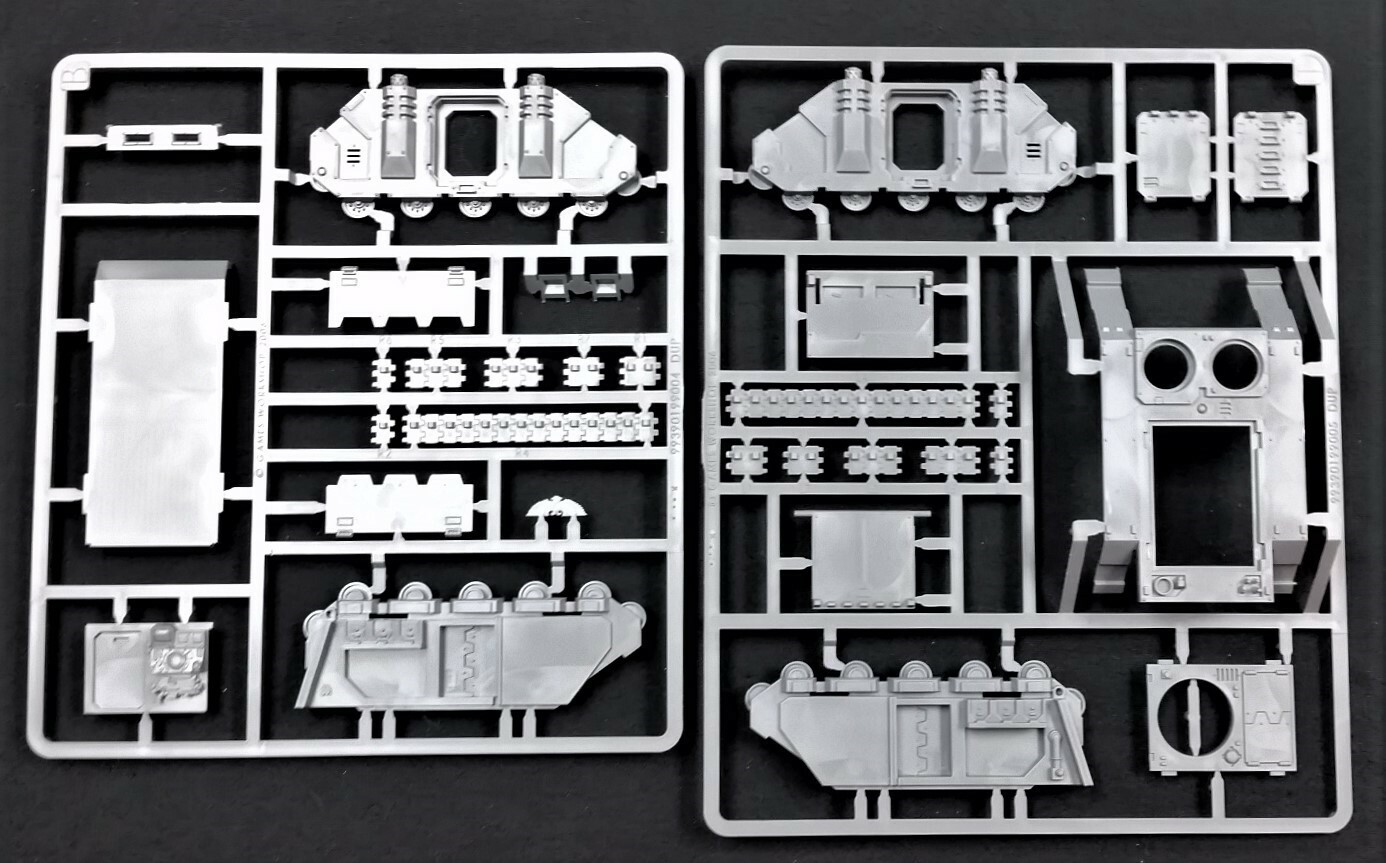 Warhammer 40K Rhino Transport Space Marines Sisters 2 / 3 sprues Chaos Sororitas