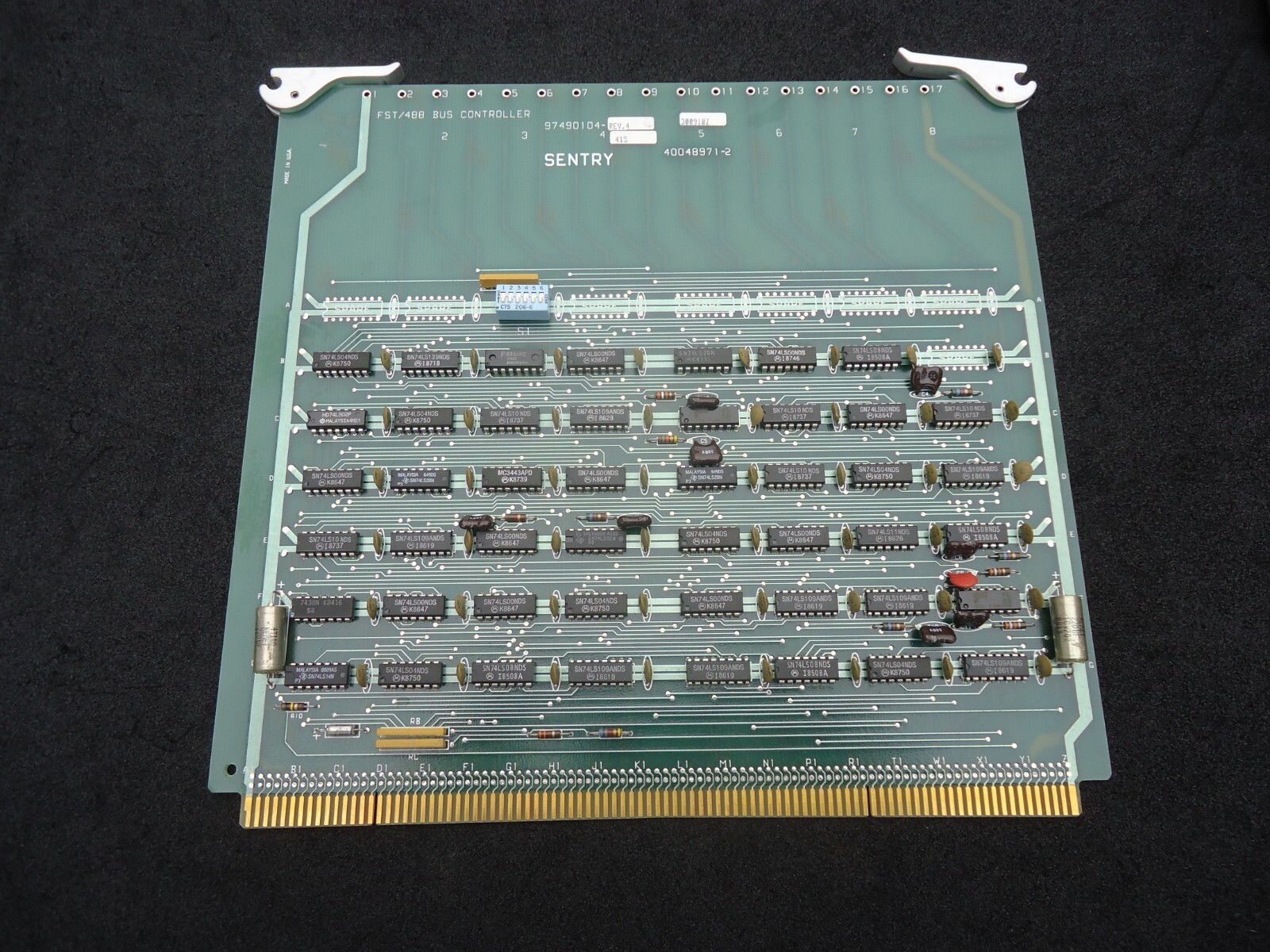 Sentry FST/488 Bus Controller PCB. 97490104-Rev. 4. 4004897/-2