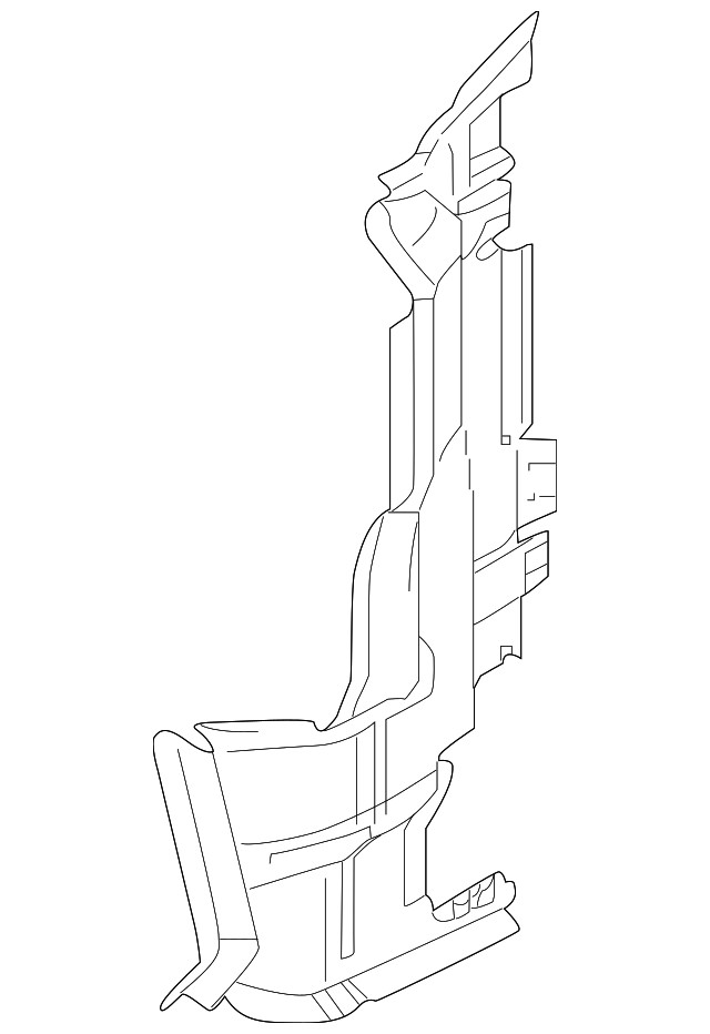 Genuine Audi Air Duct 8W6-121-283-AP