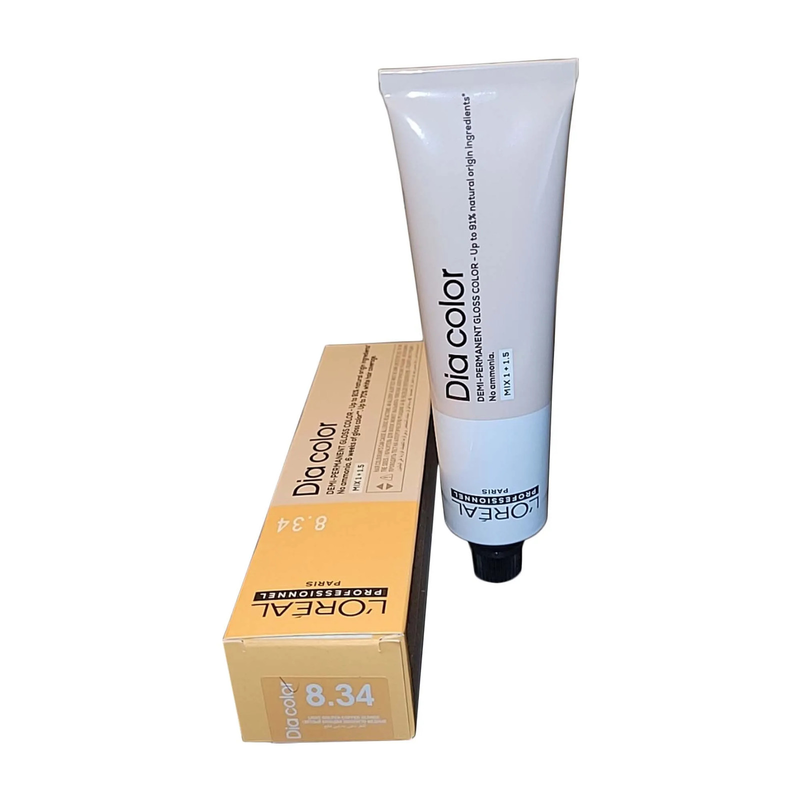 Loreal Dia Color #8.34 Golden Copper Blonde Demi-Permanent Gloss Euro=8.34/8GC