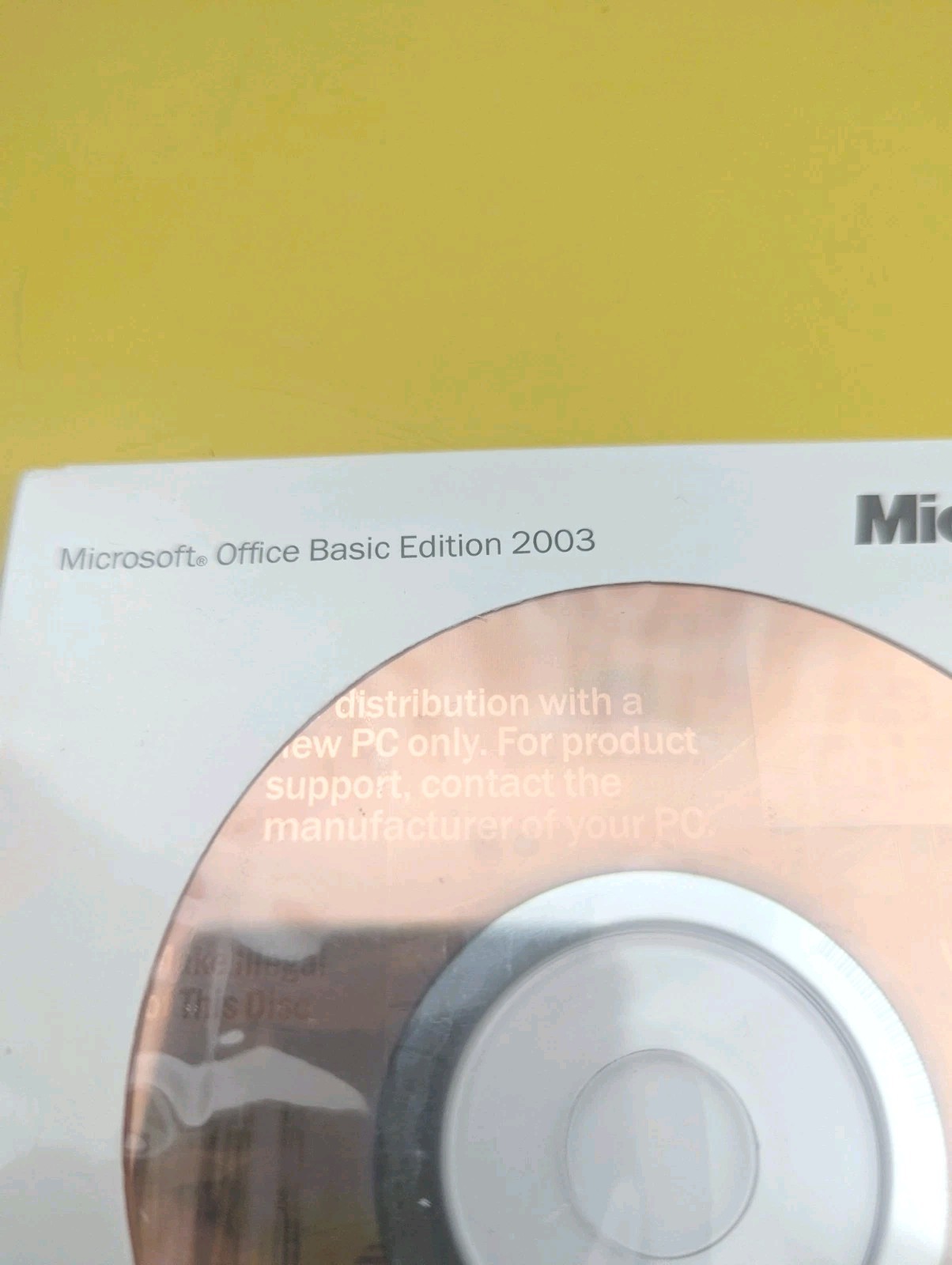 Microsoft Office Basic Edition 2003 Software NEW Old Stock Sealed