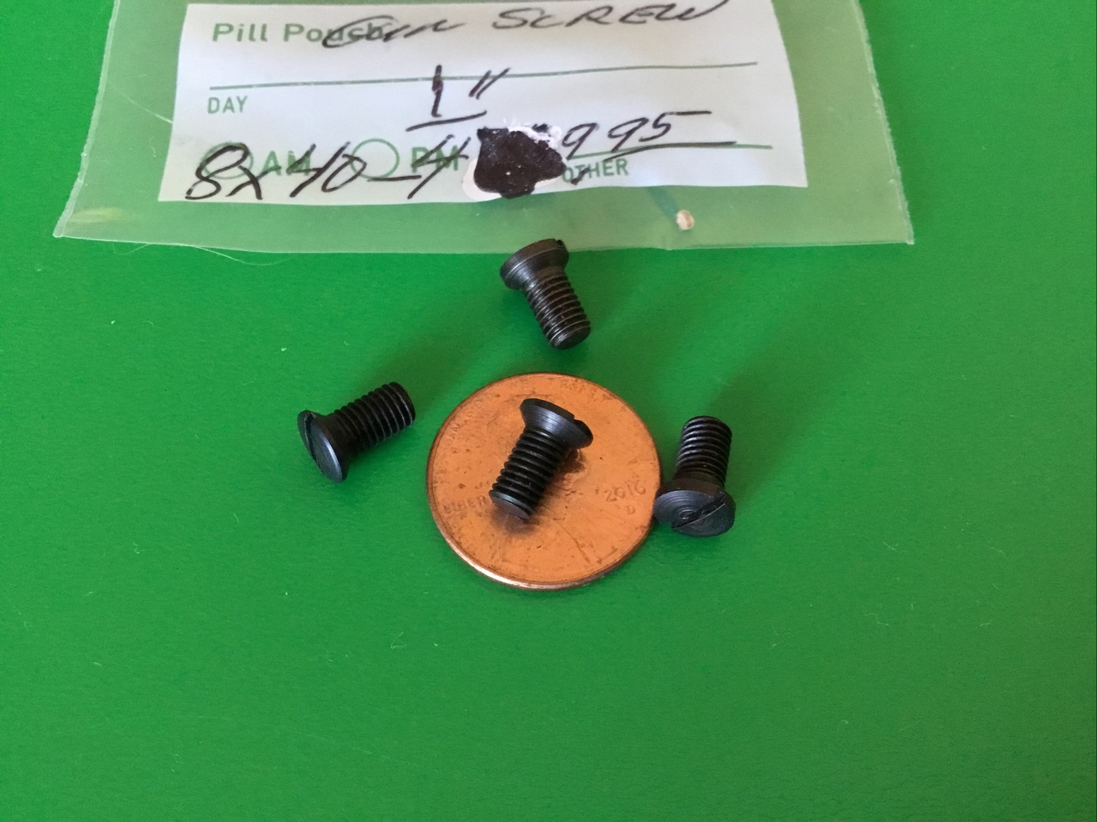 Gun Screw 4 Per Package  8 X 40 - 1/4” New Old Stock