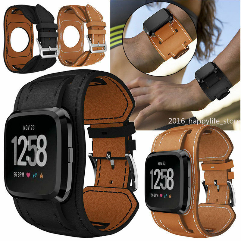 For Fitbit Versa 2 1 Lite Leather Watch Bands Wrist Strap Bracelet Replacement