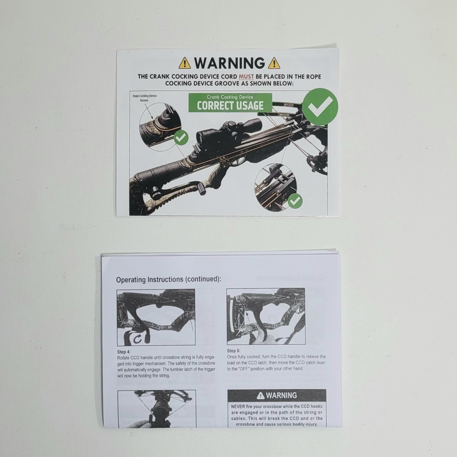 Crossbow Crank Cocking Device Compatible with Barnett Series Bar 20020