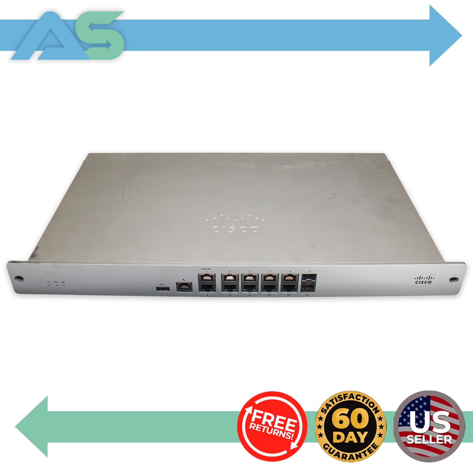 Cisco Meraki MX84-HW Enterprise Firewall Router SD-WAN Appliance | *UNCLAIMED*