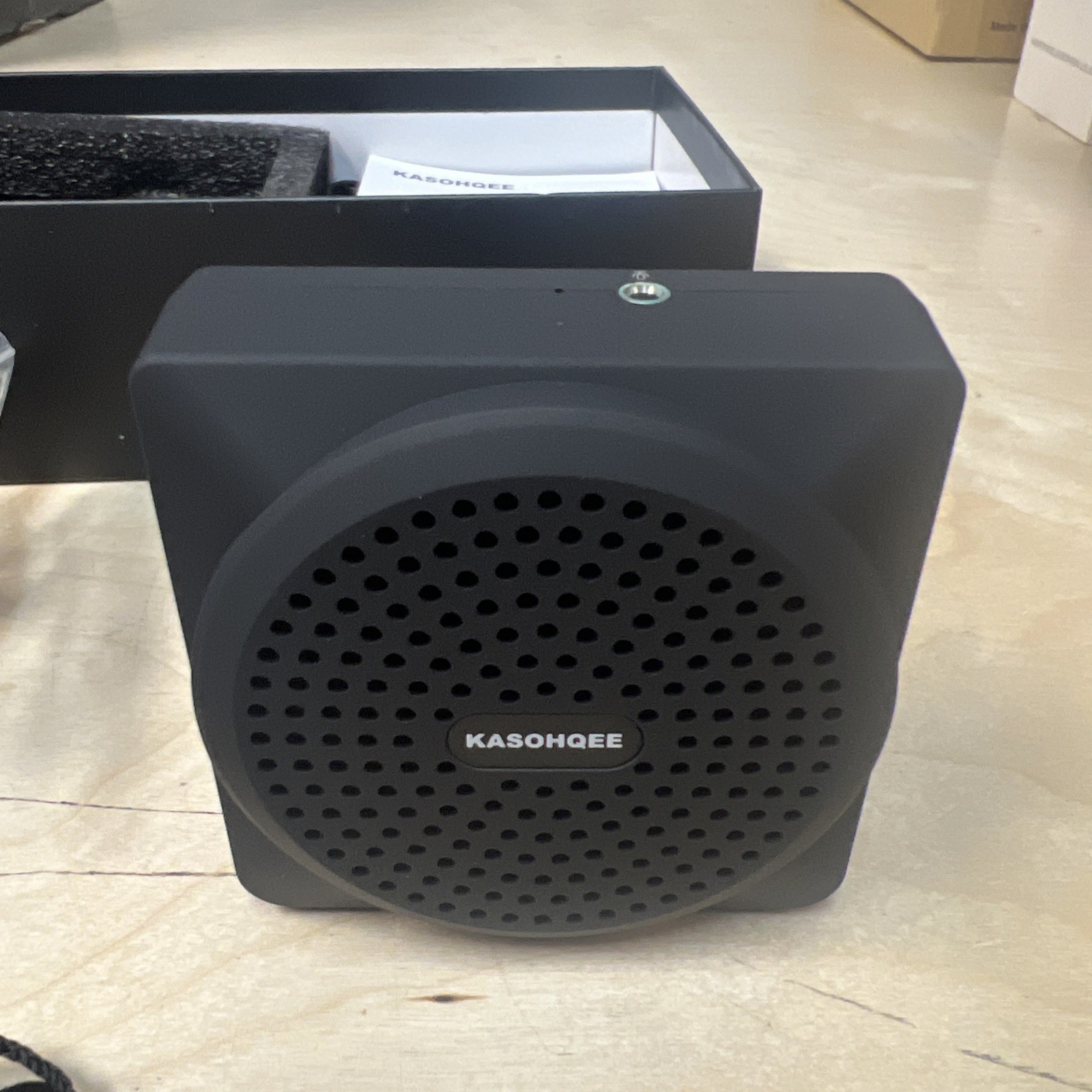 KASOHQEE 2-in-1 Voice Amplifier with Wireless Lavalier Microphone,Wired Micro
