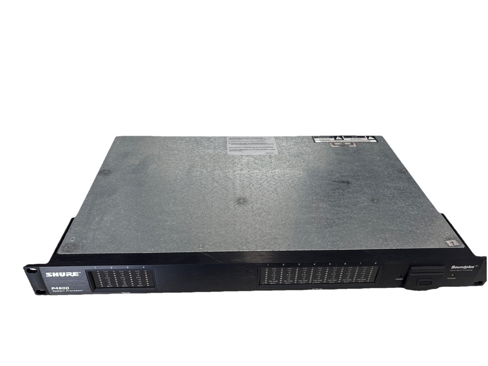 Shure Soundplex P4800 Digital Audio Signal System Processor
