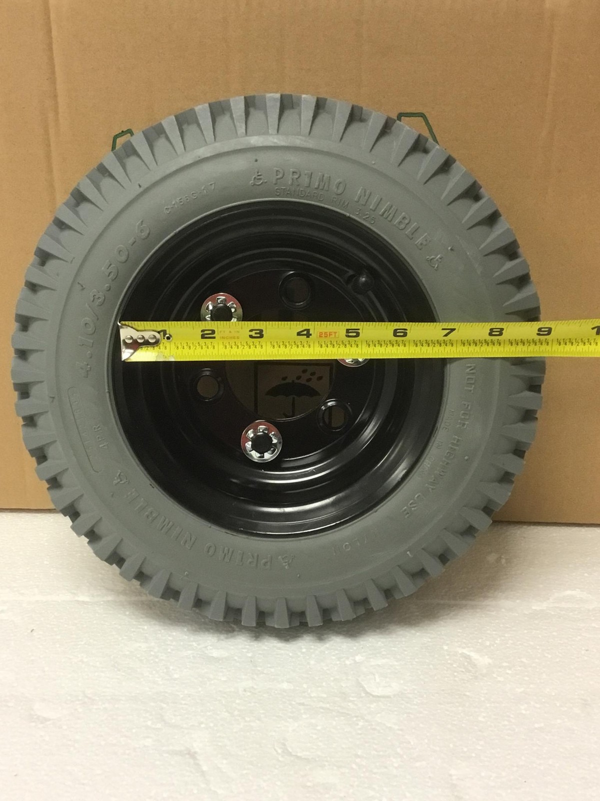 NEW PRIMO NIMBLE 4.10-3.50-6 Tyres Standard Rim 3.25 FREE SHIP! QTY AVAILABLE