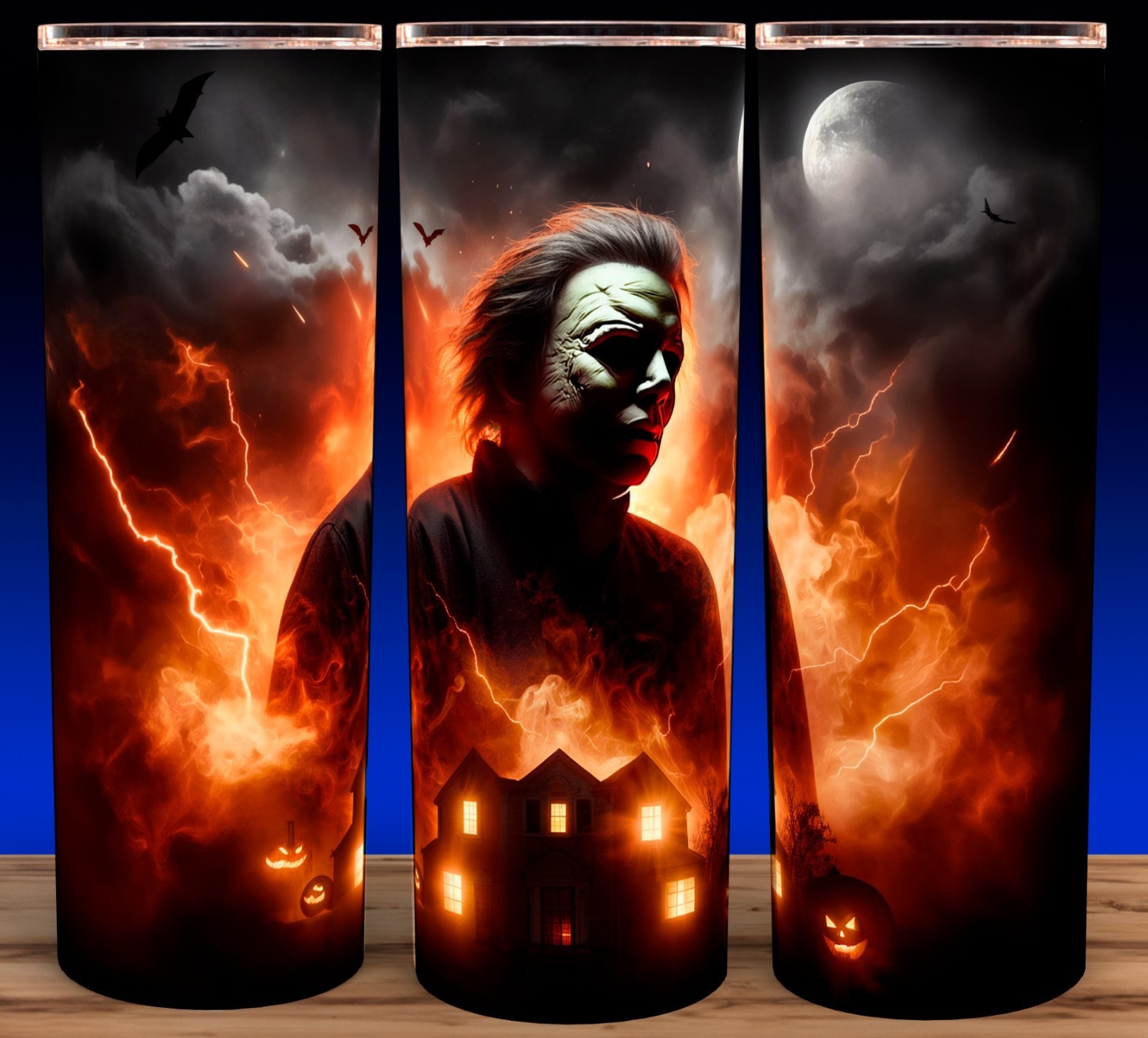 Halloween Michael Myers Horror Movie  Cup Mug Tumbler 20oz