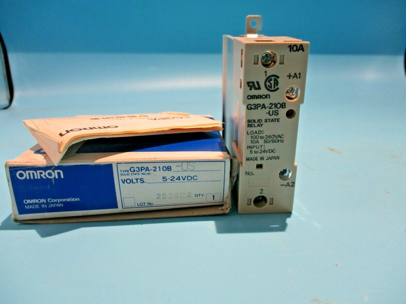 NEW OMRON G3PA-210B-US SOLID STATE RELAY 5-24V
