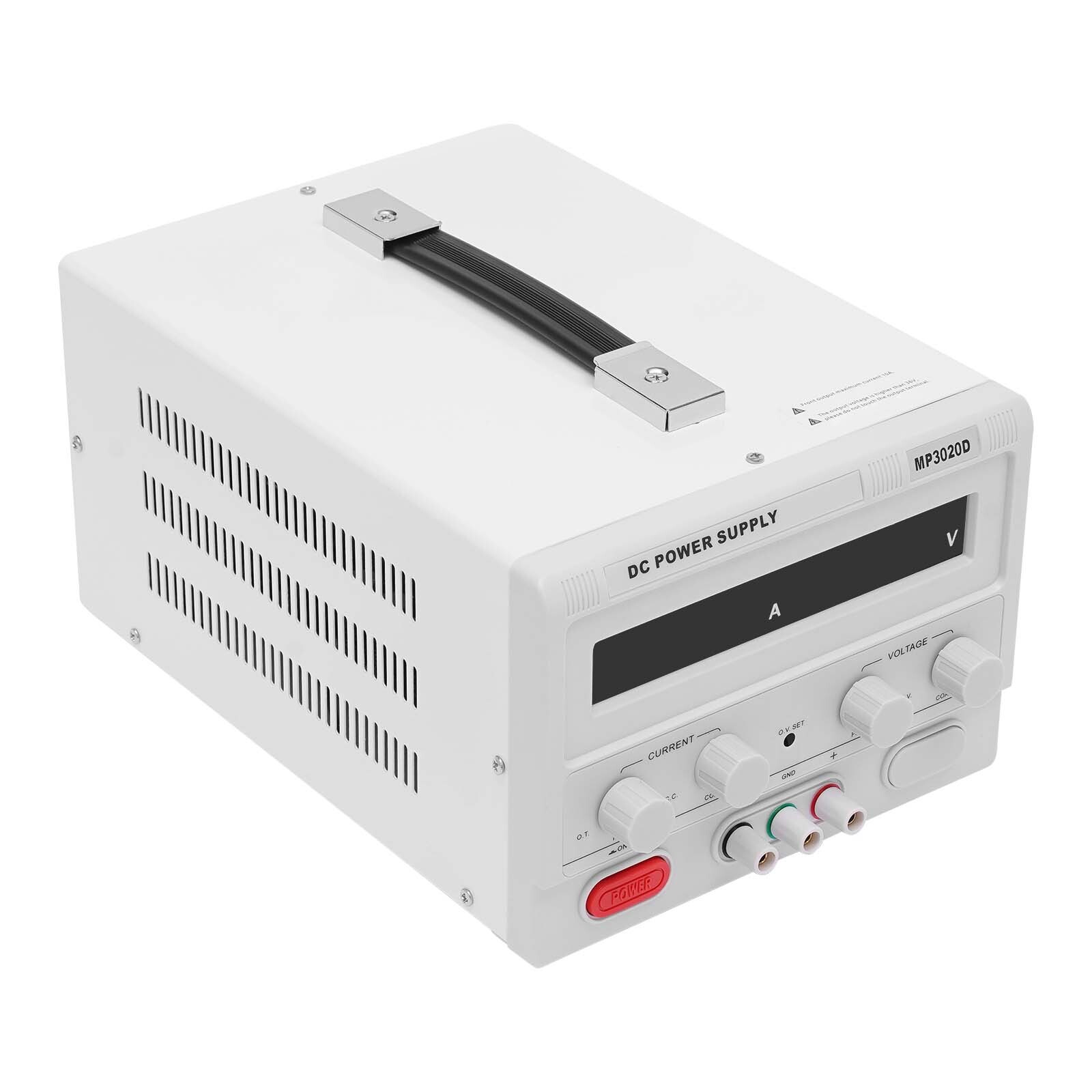 0-30V 0-20A Lab Test DC Power Supply Adjustable DC Regulated Power Variable 600W