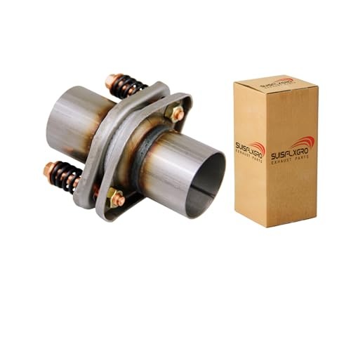 Exhaust Flex Spring Flanges 100% 409L Stainless, Spring Joint For 1.75"X6"