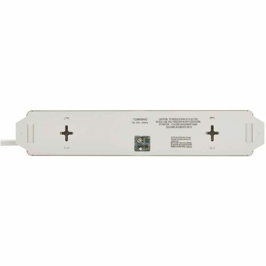 Tripp Lite Power Strip 120V 5-15R 6 Outlet Metal 6' Cord 5-15P (TLM606NC)