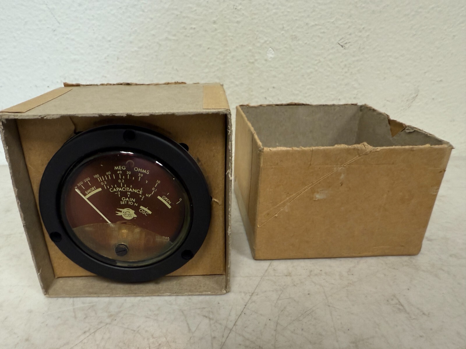Vintage Weston KMC Capacitance Meter – Analog Test Equipment Electronicsge