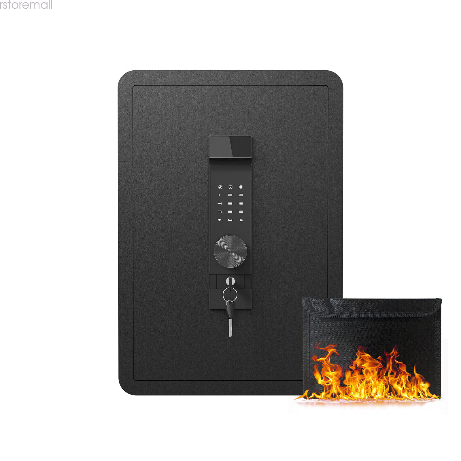 3.0 Cub Large Safe Box,Home Safe with Fireproof Waterproof Bag, High Security