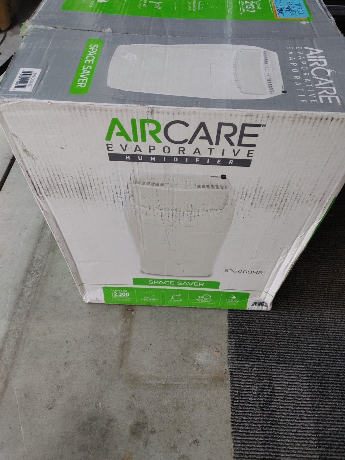 AIRCARE 6-Gal. Cool Mist Evaporative Humidifier w/ 2,300 sq. ft. Coverage