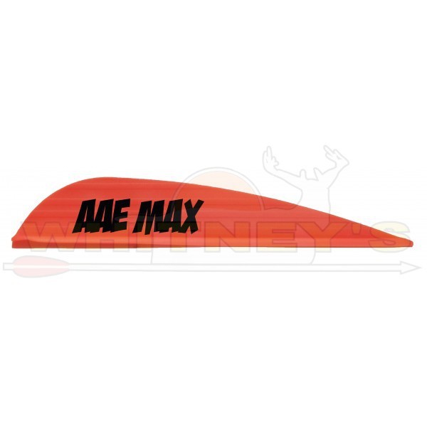 AAE Archery Max Stealth Vanes - Fire Orange - 50pk - MSFO50