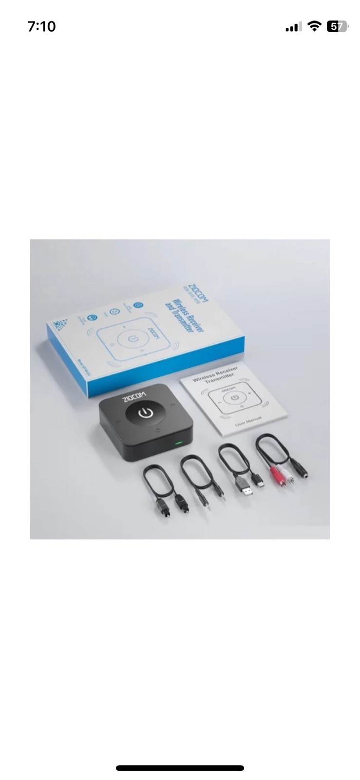 Bluetooth Transmitter for TV, Wireless Bluetooth Adapter for TV/PC/Speaker/STERE