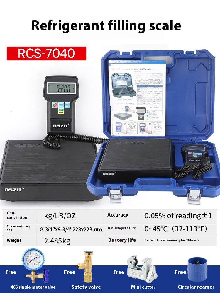 Refrigerant Electronic Scale High Precision Refrigerant Fluoridation Scale