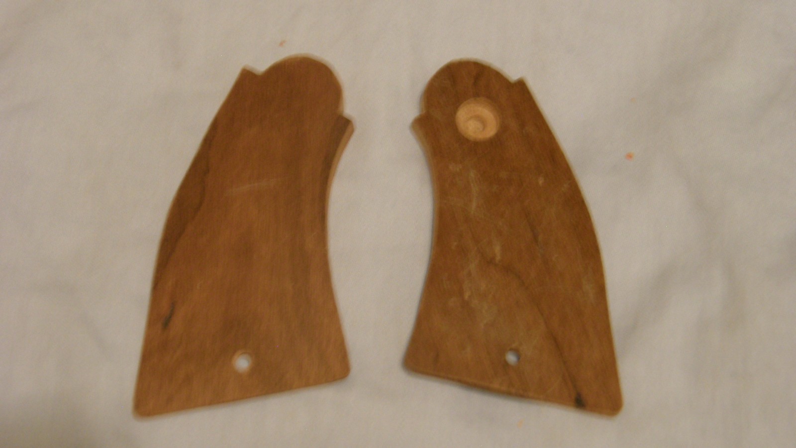 Smith & Wesson Revolver ?? Wooden Model Prop Gun Pistol  Kit ( Grips Only )